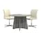 Mayline Medina Round Conference Table, Grey Wood Top, Gray Steel Frame, 48 in Dia x 29.5 in H MNCR48LGS - alternate 2